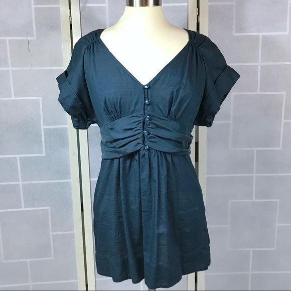 Anthropologie Tops - Edme & Esyllte blouse teal blue M